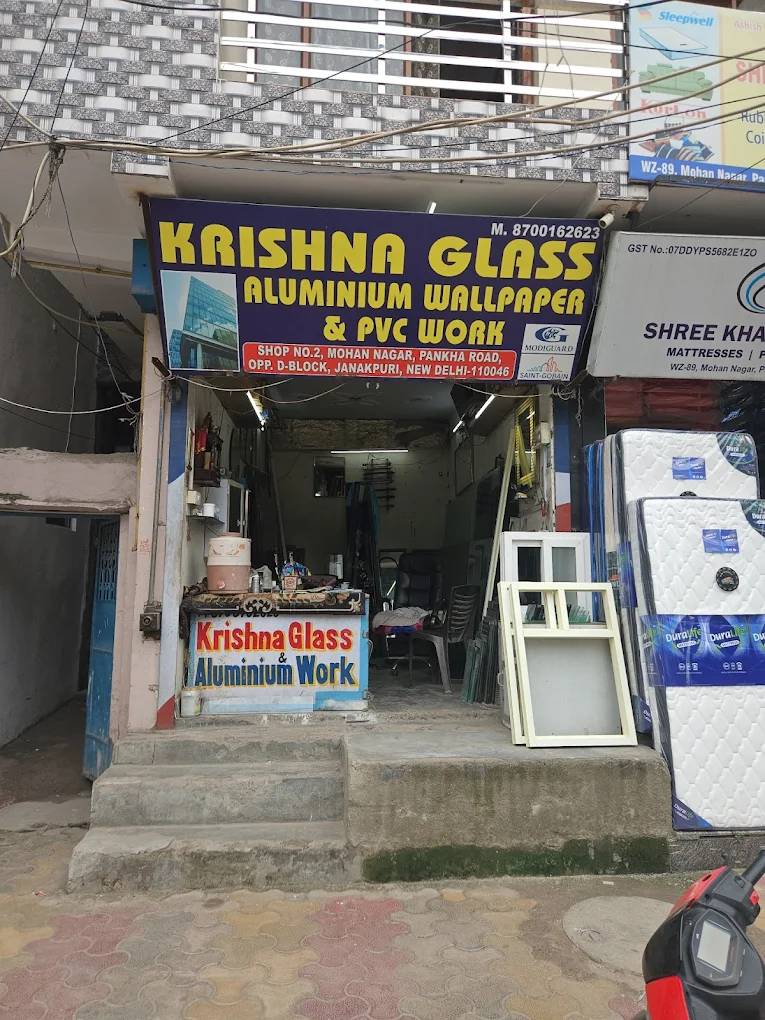 Best Glass Shop in West Delhi - Krishna Glass House Storefront